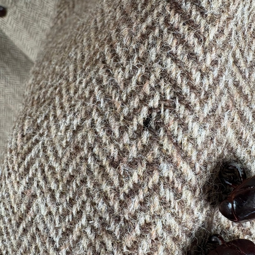 Harris Tweed 100% Scottish Wool Blazer Herringbone Heritage Tailored Old Money - Picture 11 of 16